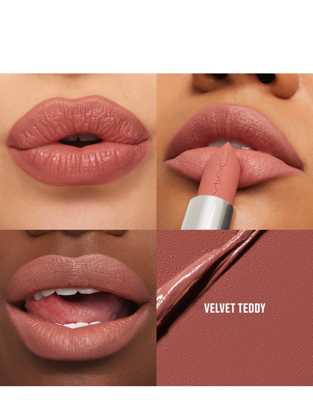 MAC Cosmetics Lipstick in Shade Velvet Teddy NWOB✨FREE GIFT WITH ANY ORDER ✨